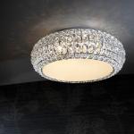 Diamond ceiling lamp pequeño 6 G9 LED 4W Chrome/Copens Glass
