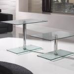 Eclipse table rectangular Hidráulica Transparent