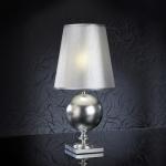 Terra Tischleuchte Silber + lampenschirm plateada