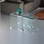 Glass mesa Nido Transparente