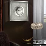 Niza Reloj de Pared 40,5x40,5cm - espejos biselados y Cristal