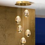 Rocio Lamp Pendant Lamp 45x30cm 5xLED 25W - Gold