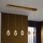 Rocio Lamp Pendant Lamp 14x96cm 5xLED 25w - Gold
