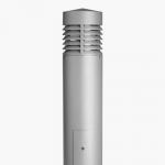 Column Baliza 45ú Hit ce/s 70w ø200mm H95cm gris Aluminio