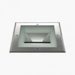 Compact Recessed suelo Square 275mm Hit tc Cri 35w Stainless Steel