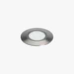 Nanoled Recessed suelo Round 45mm 1 Soft LED 6000k 1,25w 24v Stainless Steel