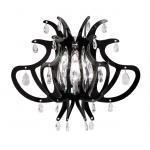 Lillibet Mini wall Pendant Lamp 1xE27 25w Black + Transparent glass