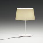 Warm Lampe de table Petite abat-jour Aluminium - Laqué blanc Roto Mate