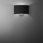 Combi Wall Lamp without switch Gx24q 2 1x18w lampshade tape algodón Black Chrome