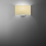 Combi Wall Lamp with switch Gx24q 2 1x18w lampshade methacrylate white roto Chrome