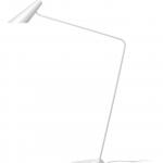 I.Cono lámpara de Pie Lectura 135cm 1xE14 46w Lacado blanco brillo