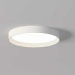 Up lâmpada do teto pequeño 1 x prato LED 30w - Lacado branco fosco
