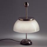 Alfa Lampada da tavolo base marmol/estructura metallo Nichel/Diff