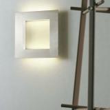 Hans Wall Lamp Square 41cm white/white
