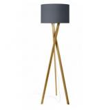 Wood Floor Lamp E27 60W Wood clara