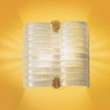 FLAMINIA P Wall Lamp Gold Glass Large Gold Leaf