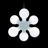 Atomium Lâmpada pingente polietileno branco