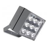 Cube scheinwerfer LED Grau urbano 14 grados 9xLED 3000K 3168 lm 1