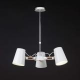 Looker Pendant Lamp 3L 3x15w E27 white/Wood/metal