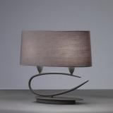 Mantra Table Lamp 2L Grey Ceniza 2x13w E27