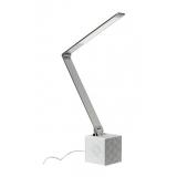 Alta Table Lamp Silver Aluminium with speaker bluetooth 10W LED