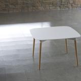 Belloch mesa cuadrada blanco