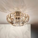 Ariadna ceiling lamp 9xG9 LED 4W Champagne