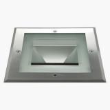 Compact Recessed suelo Square 370mm 16 Accent LED 3200k 24w 230v 
