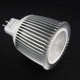 SERIE MG LED Lámpara tipo dicroica, Cuerpo Aluminio, óptica Tra
