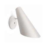 I.Cono Wall Lamp adjustable height 1xE14 46w - Lacquered white br