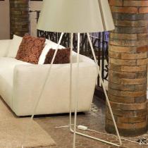 Madame lámpara of Floor Lamp lampshade Small Doble white