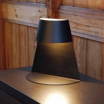 Madame Lampe de table abat-jour Grand simple G9 60w Noir