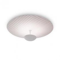 Capitone ceiling lamp 80cm 100W white