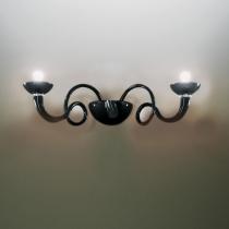Pantalica Double wall lamp Black