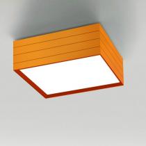 Groupage 45 plafonnier orange LED