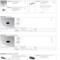 Rhornf 86 Accessory ring of Recessed with Stand en plaster