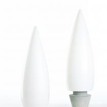 Kanpazar 150A lámpara de Pie 2G11 2x55w - blanco opal