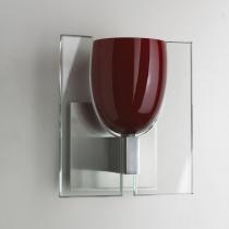 Pinot Applique con Vetro G9 1x48w Burdeos