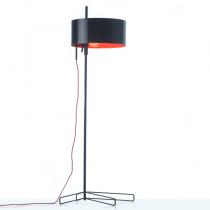 3G lámpara de Pie regulable E27 1x100w negro/Rojo