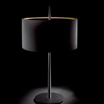 Lola T Lampe de table E27 2x60w 75cm noir abat-jour