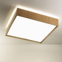 Quadrat 60x60 ceiling lamp 2G11 2x55w Wood Natural