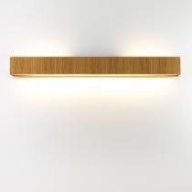 Quadrat 120x10 Wall Lamp 2G11 2x55w Wood Natural