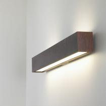 Quadrat 120x10 Wall Lamp 2G11 2x55w Wood Wengue