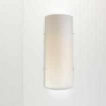 Dolce 1 Electronic Wall lamp 2G11 1x36w White Nude Fabric