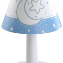 MOON luz Azul Lâmpada infantil Lâmpada de mesa