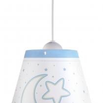 MOON luz Azul Lámpara Infantil Colgante