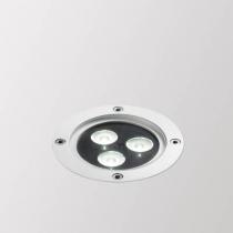 Tactic 3 R Round PS Recessed suelo LED (Incluye