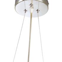 Stand lamp Pendant Lamp Round Chrome 3 cables of steel