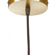 Stand lamp Pendant Lamp Round Goldl cable Transparent