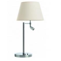 Eda Table Lamp +lector LED E27 60W+LED 3W Chrome